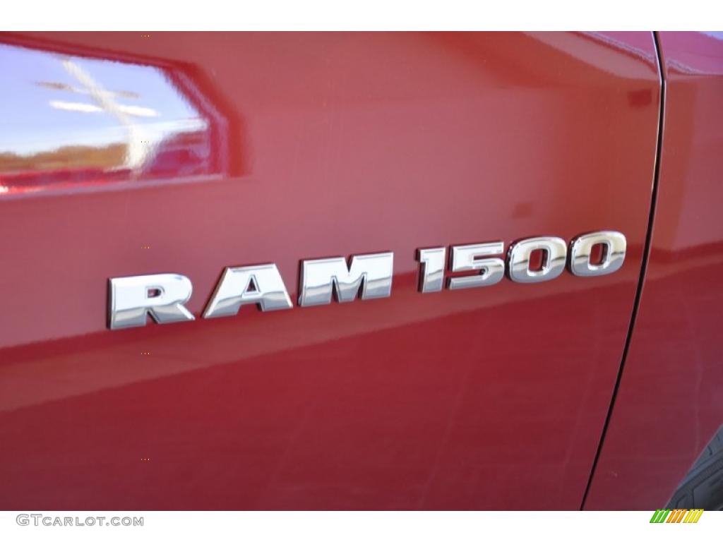 2011 Ram 1500 SLT Quad Cab - Deep Cherry Red Crystal Pearl / Dark Slate Gray/Medium Graystone photo #5