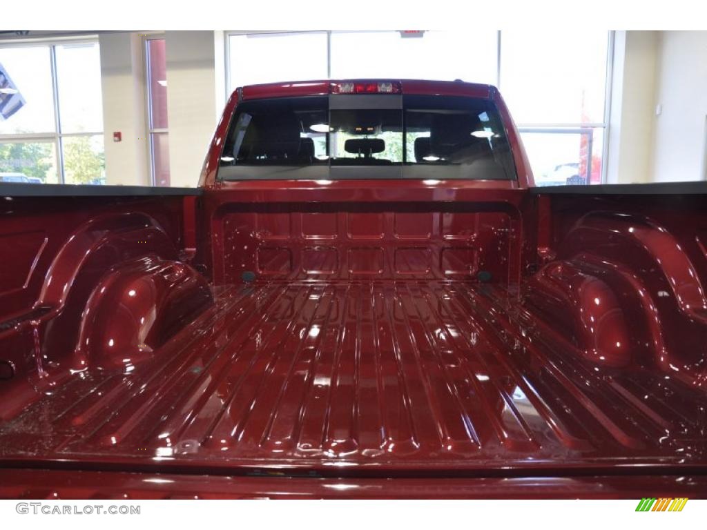 2011 Ram 1500 SLT Quad Cab - Deep Cherry Red Crystal Pearl / Dark Slate Gray/Medium Graystone photo #23