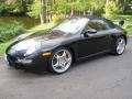 2007 Basalt Black Metallic Porsche 911 Carrera S Cabriolet  photo #1