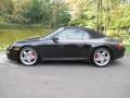 2007 Basalt Black Metallic Porsche 911 Carrera S Cabriolet  photo #3