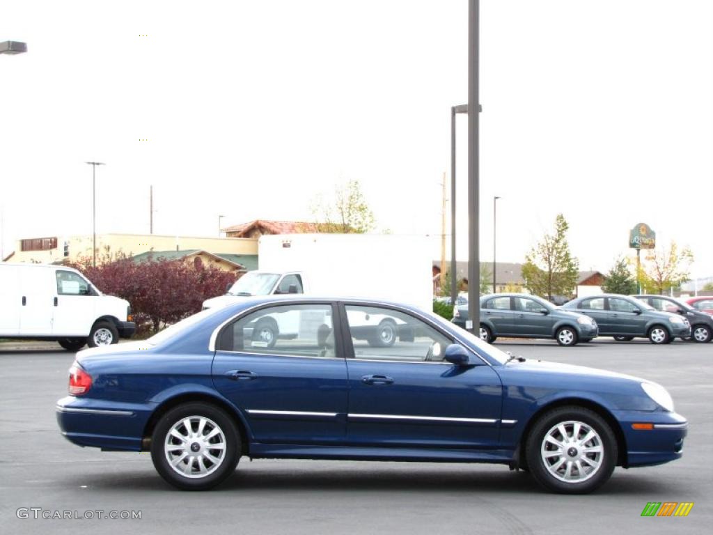 2005 Sonata GLS V6 - Ardor Blue / Beige photo #9