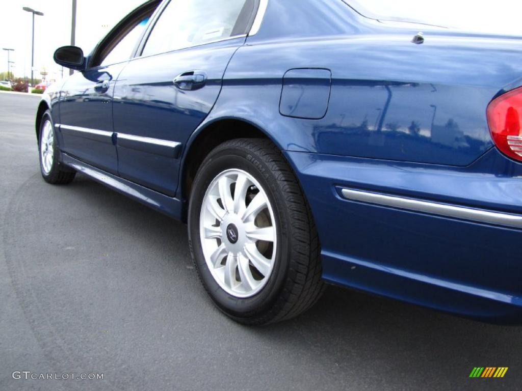 2005 Sonata GLS V6 - Ardor Blue / Beige photo #12