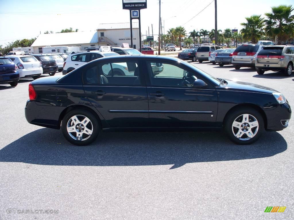 2006 Malibu LT V6 Sedan - Dark Blue Metallic / Ebony Black photo #4