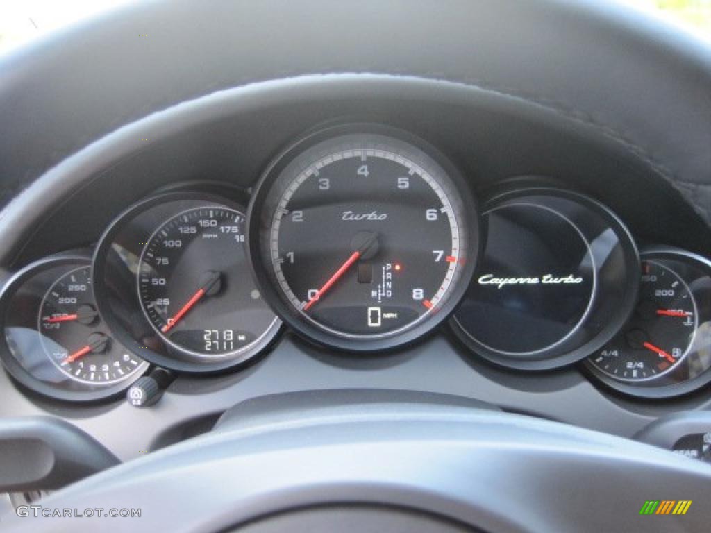 2011 Cayenne Turbo - Jet Black Metallic / Black photo #6