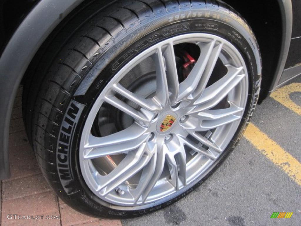 2011 Cayenne Turbo - Jet Black Metallic / Black photo #13