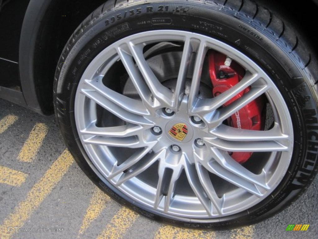 2011 Cayenne Turbo - Jet Black Metallic / Black photo #14