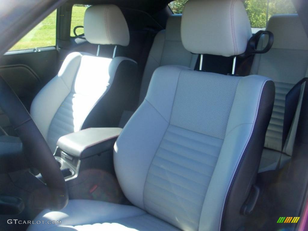 Pearl White Leather Interior 2010 Dodge Challenger R/T Classic Furious Fuchsia Edition Photo #38262423