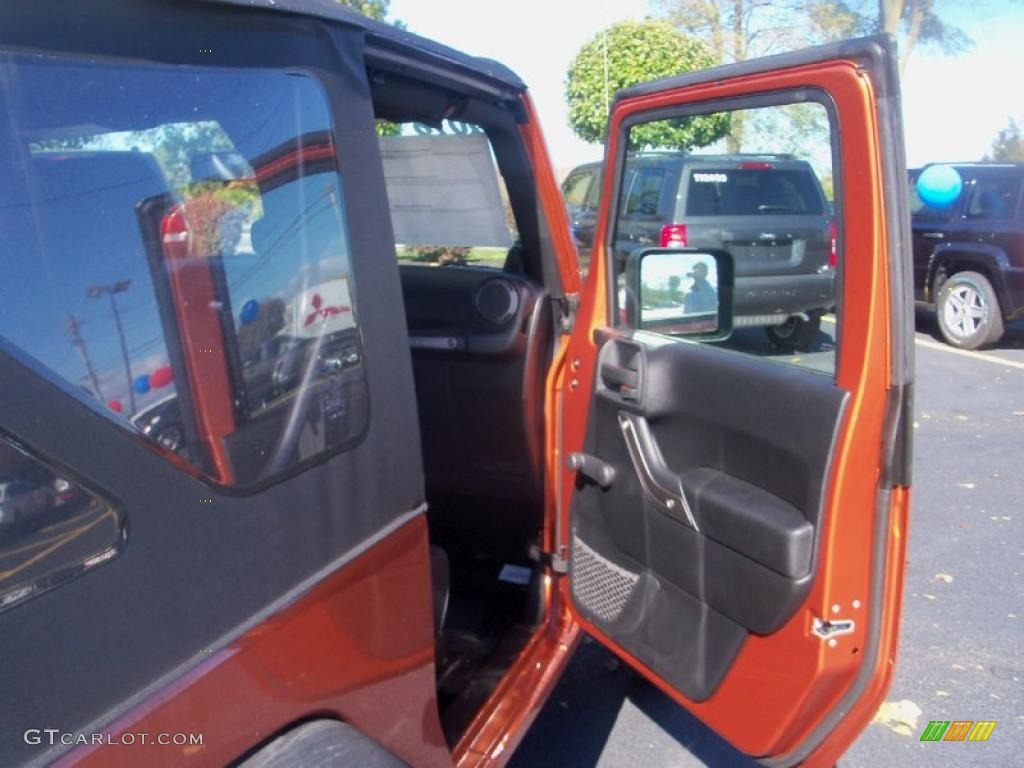 2011 Wrangler Sport 4x4 - Mango Tango Pearl / Black photo #20