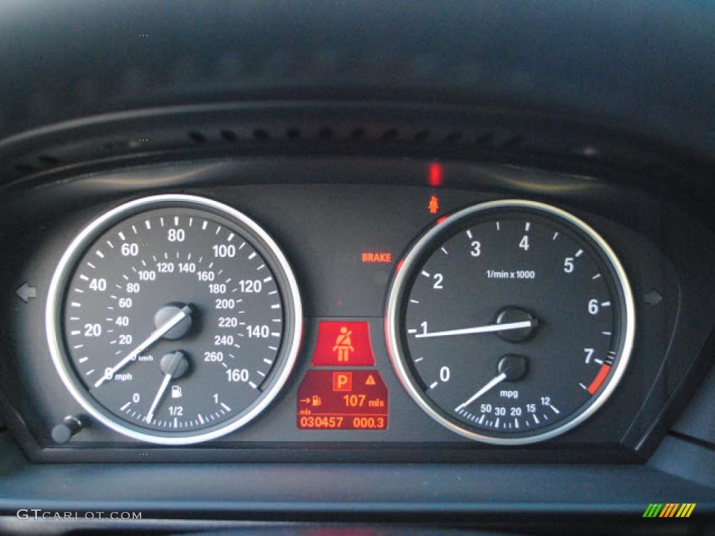 2008 BMW 5 Series 535i Sedan Gauges Photo #38264539