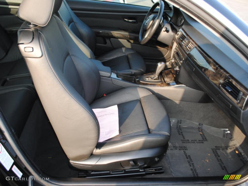 2008 3 Series 328i Coupe - Jet Black / Black photo #3