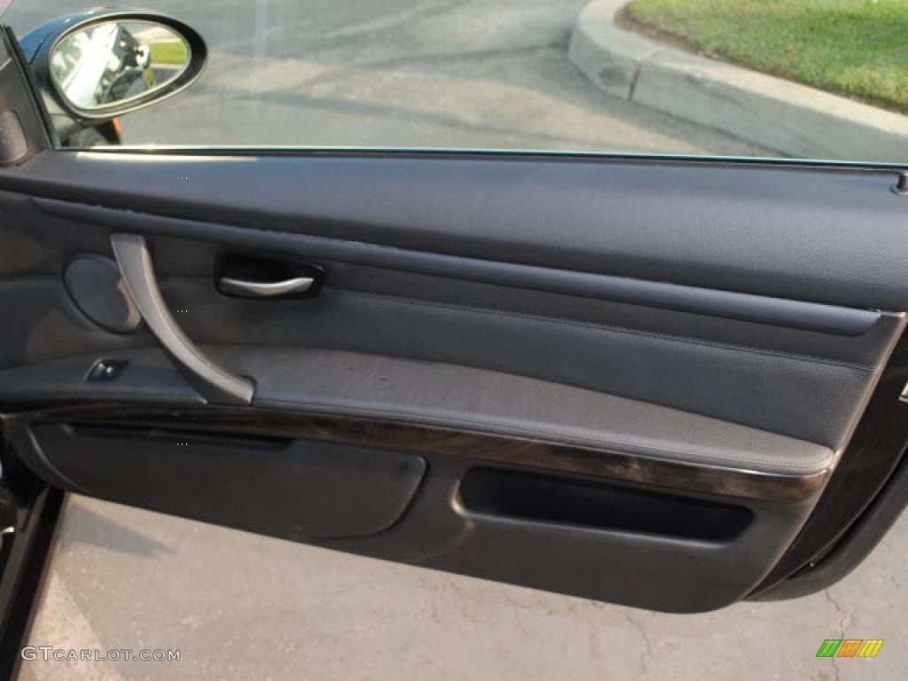 2008 3 Series 328i Coupe - Jet Black / Black photo #6