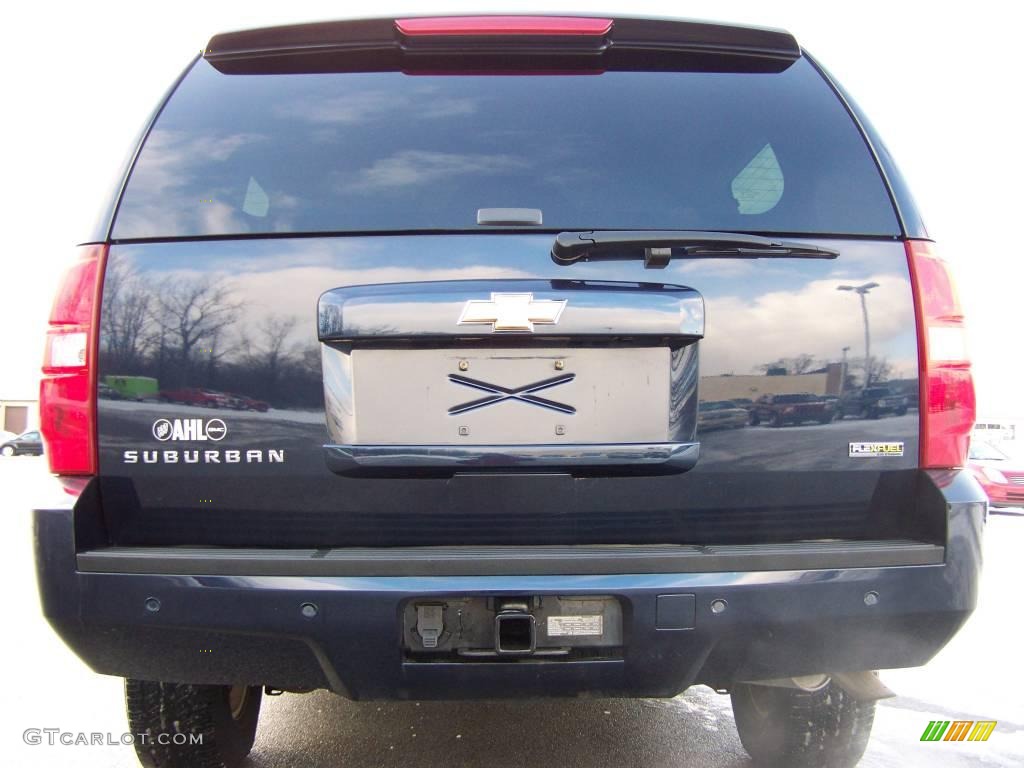 2007 Suburban 1500 LT 4x4 - Dark Blue Metallic / Light Titanium/Dark Titanium photo #5