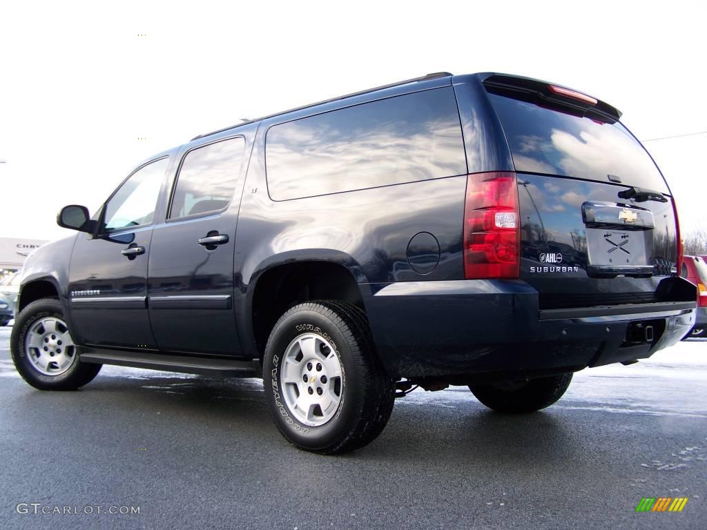 2007 Suburban 1500 LT 4x4 - Dark Blue Metallic / Light Titanium/Dark Titanium photo #6