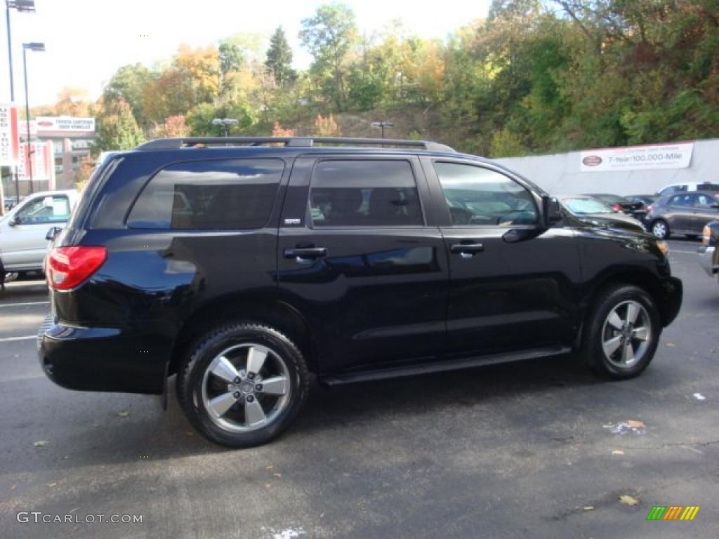 2008 Sequoia SR5 4WD - Black / Graphite photo #5