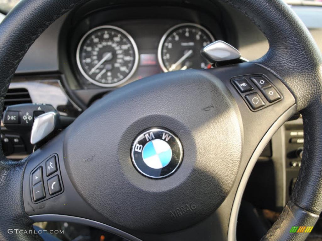 2008 3 Series 328i Coupe - Jet Black / Black photo #18