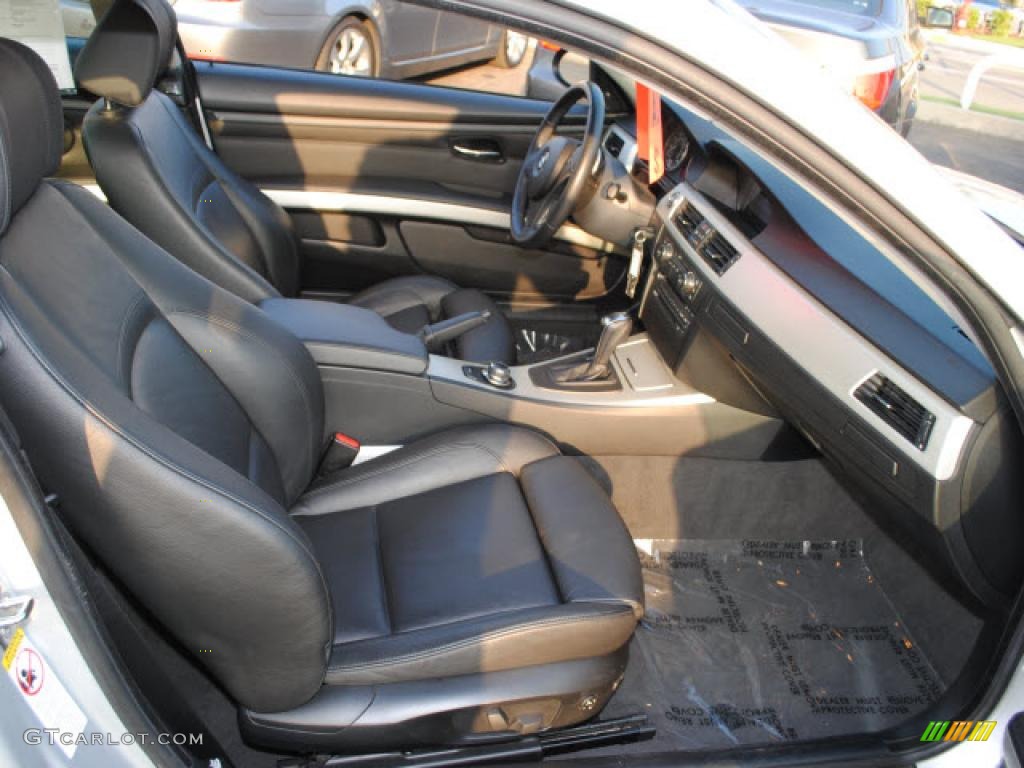 2007 3 Series 335i Coupe - Titanium Silver Metallic / Black photo #3