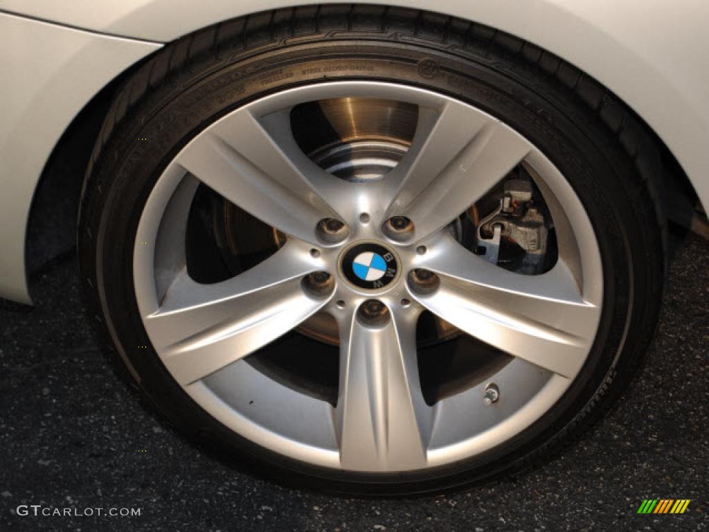 2007 3 Series 335i Coupe - Titanium Silver Metallic / Black photo #6