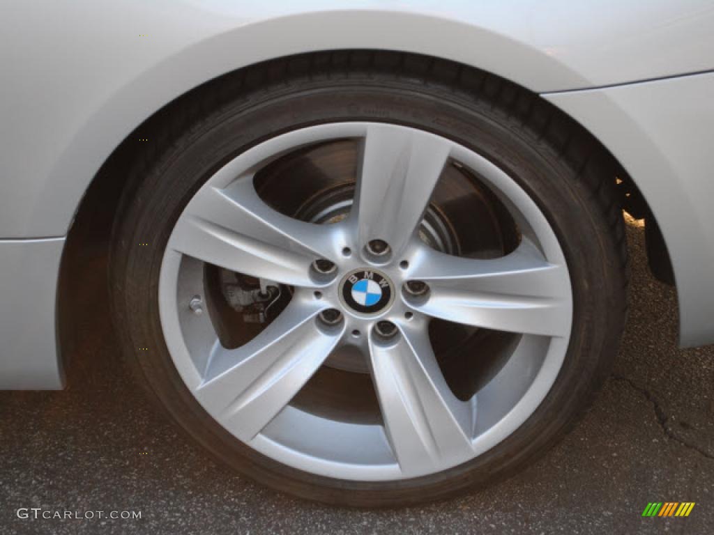 2007 3 Series 335i Coupe - Titanium Silver Metallic / Black photo #11