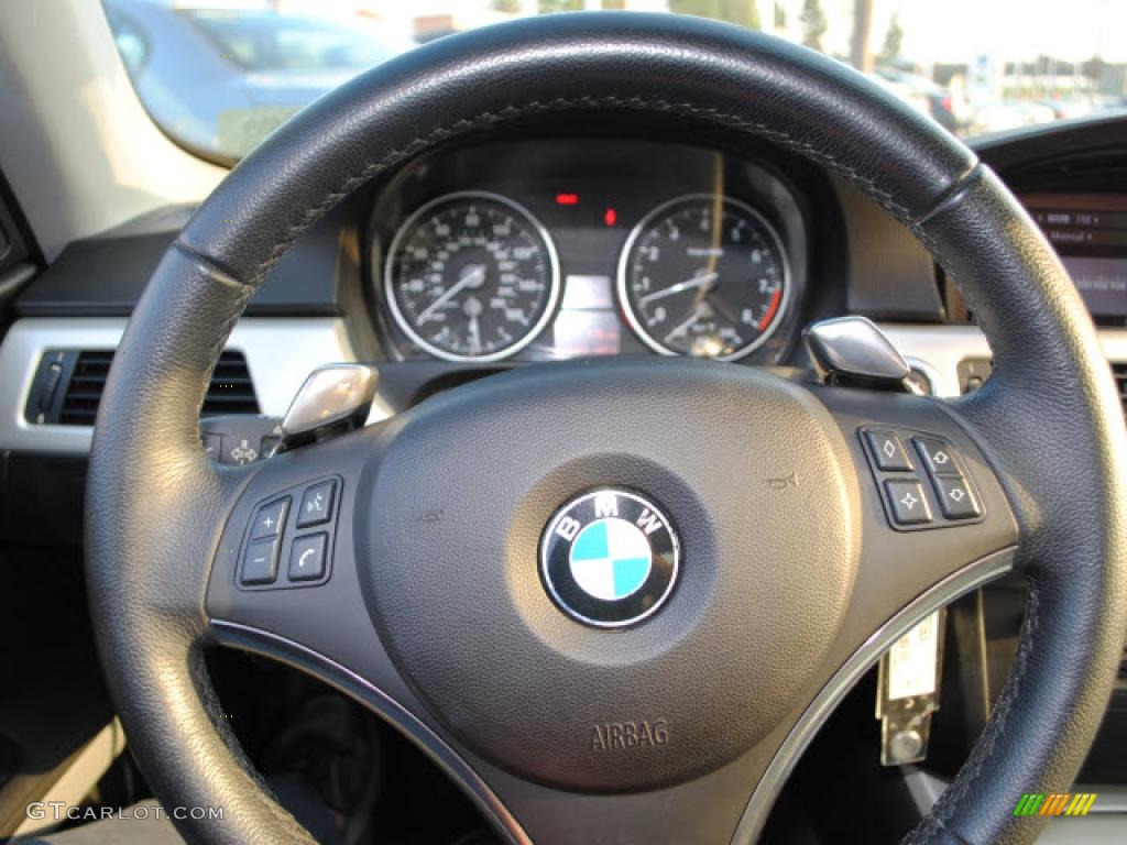 2007 3 Series 335i Coupe - Titanium Silver Metallic / Black photo #18