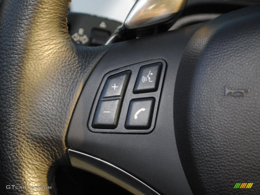 2007 3 Series 335i Coupe - Titanium Silver Metallic / Black photo #19