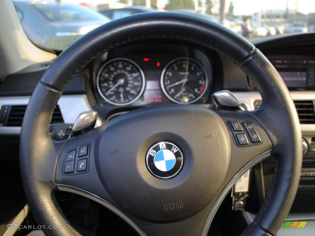 2007 3 Series 335i Coupe - Titanium Silver Metallic / Black photo #25