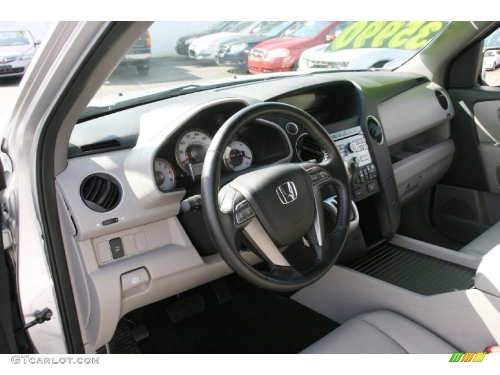 2010 Honda Pilot EX-L 4WD Gray Dashboard Photo #38267347