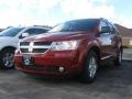 2010 Inferno Red Crystal Pearl Coat Dodge Journey SE  photo #1