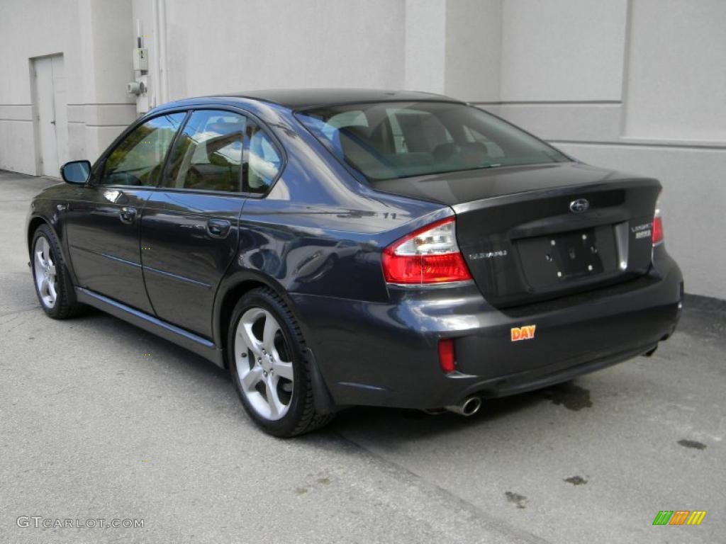 2008 Legacy 2.5i Limited Sedan - Diamond Gray Metallic / Off Black photo #5