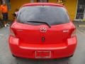 2007 Absolutely Red Toyota Yaris 3 Door Liftback  photo #5
