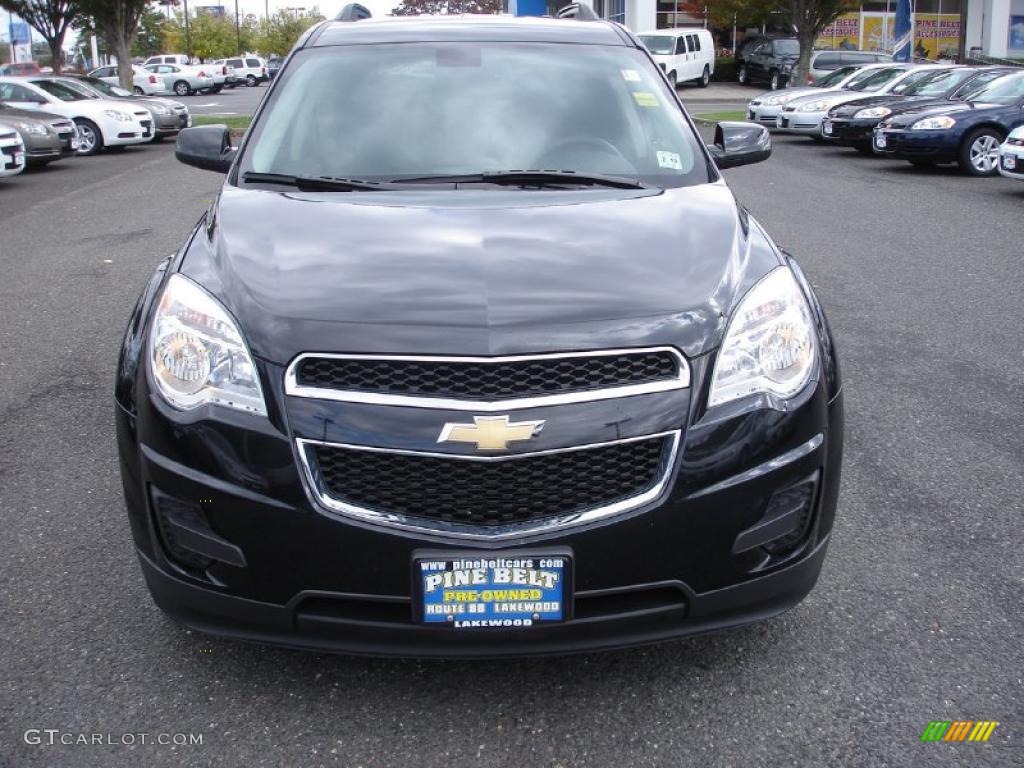 2010 Equinox LT AWD - Black Granite Metallic / Jet Black/Light Titanium photo #2