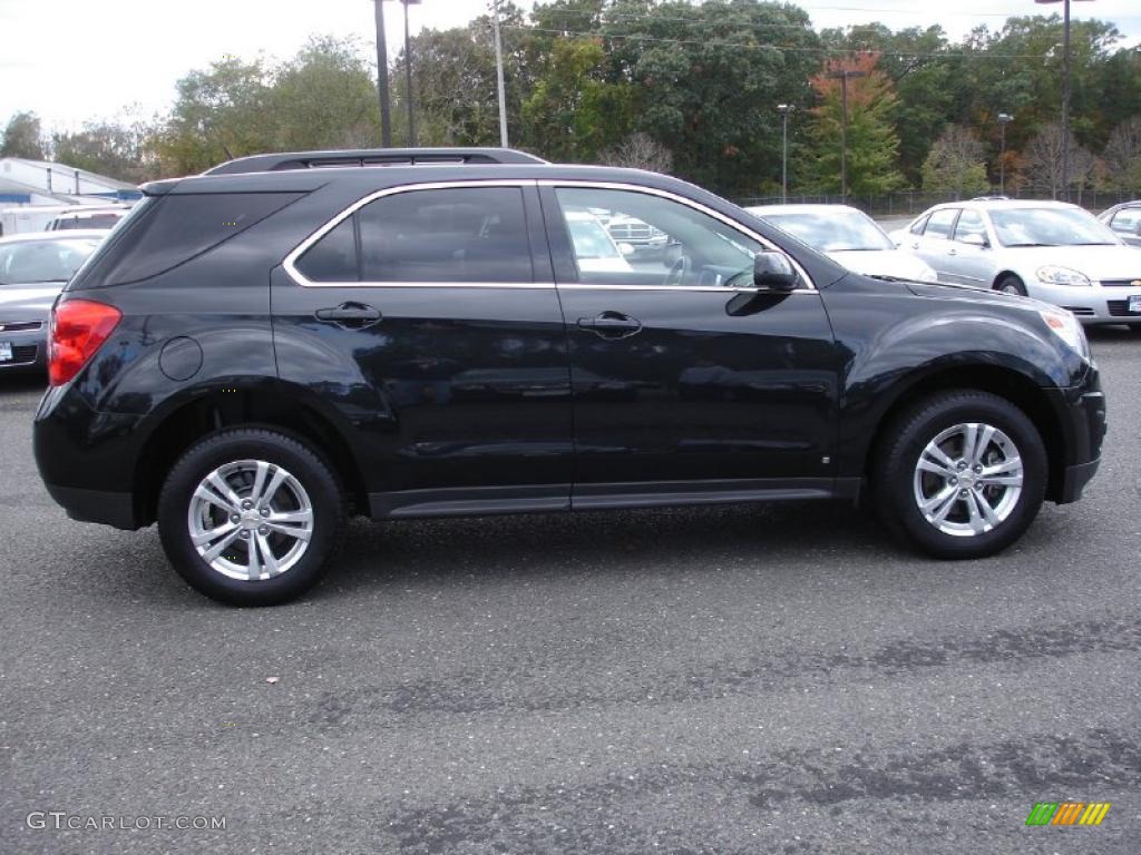 2010 Equinox LT AWD - Black Granite Metallic / Jet Black/Light Titanium photo #4