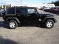 Black 2007 Jeep Wrangler Unlimited X 4x4 Exterior