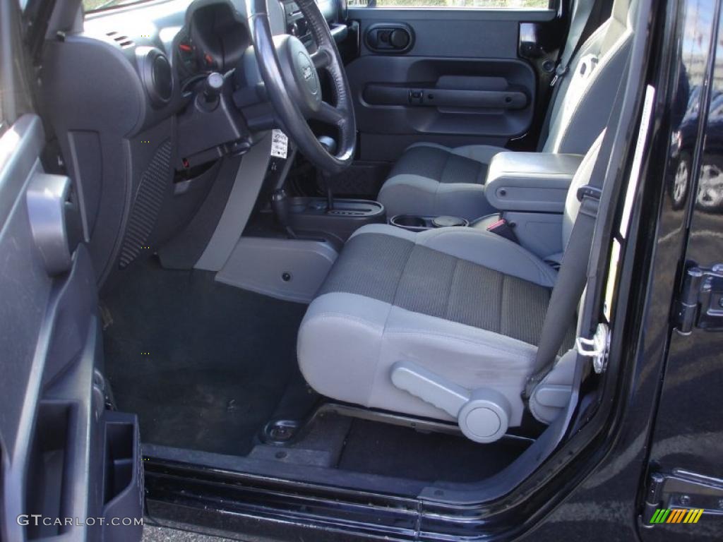 Dark Slate Gray/Medium Slate Gray Interior 2007 Jeep Wrangler Unlimited X 4x4 Photo #38271980
