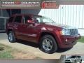 2007 Red Rock Crystal Pearl Jeep Grand Cherokee Overland  photo #1