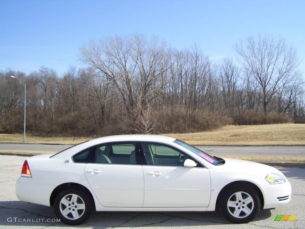 2008 Impala LS - White / Gray photo #1