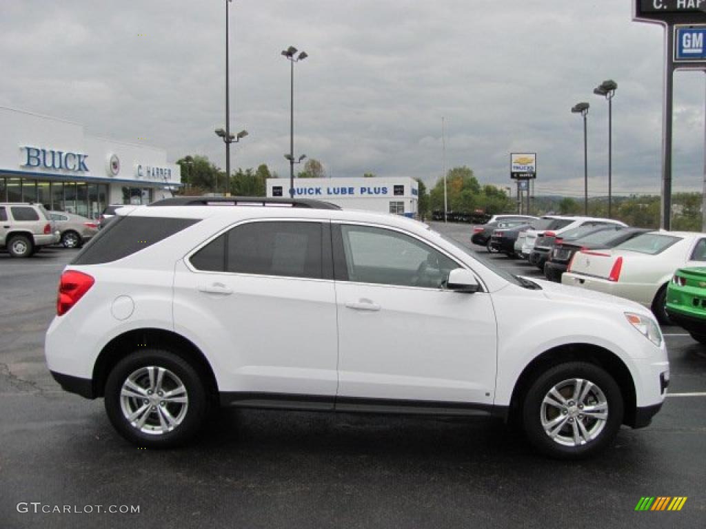 2010 Equinox LT AWD - Summit White / Jet Black/Light Titanium photo #2