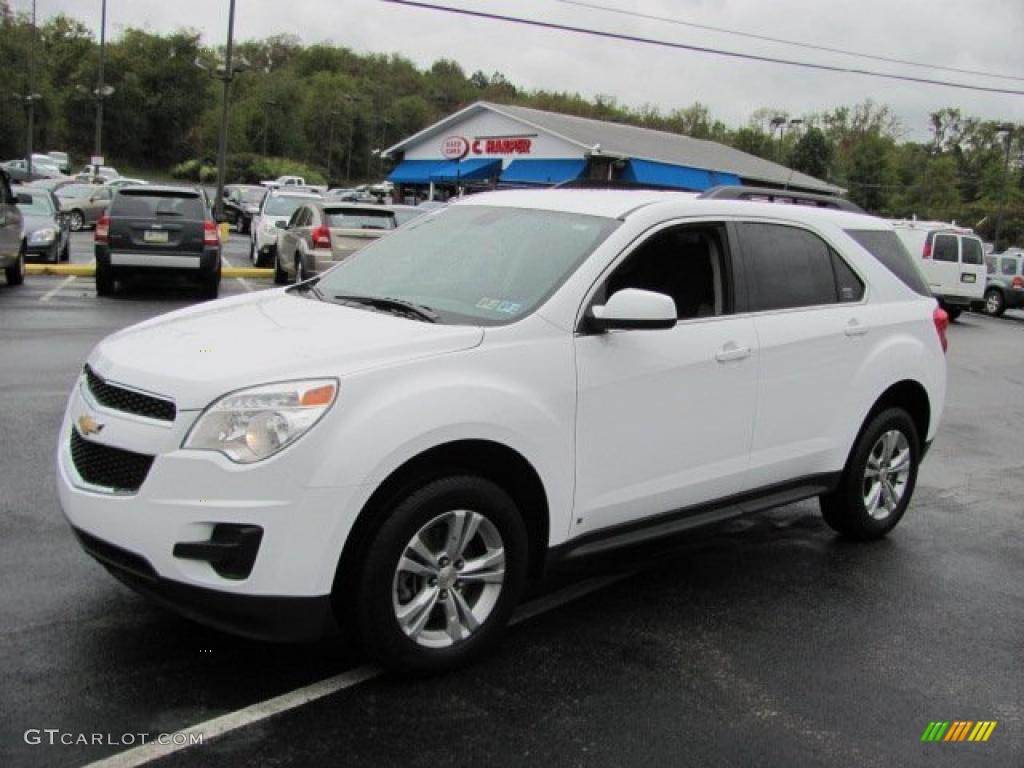 2010 Equinox LT AWD - Summit White / Jet Black/Light Titanium photo #5