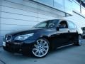 Carbon Black Metallic 2008 BMW 5 Series 550i Sedan Exterior