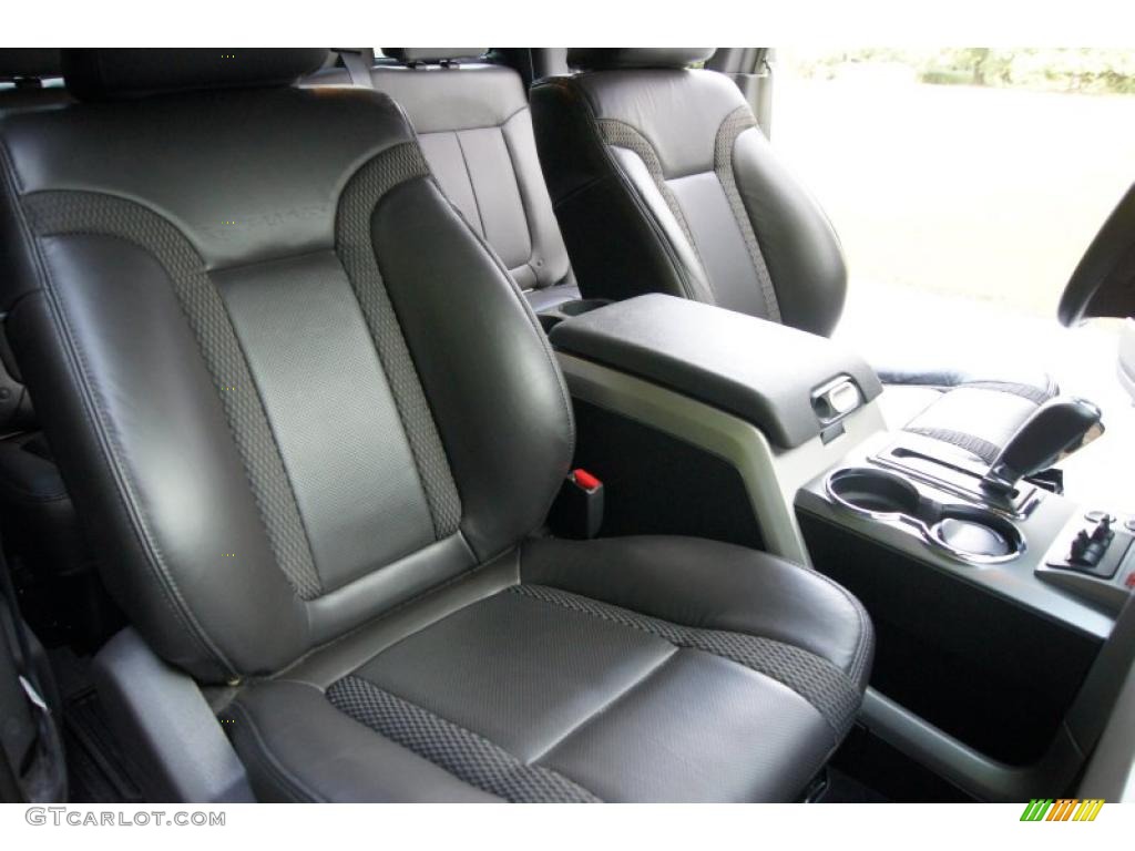 Raptor Black Interior 2010 Ford F150 SVT Raptor SuperCab 4x4 Photo #38277876