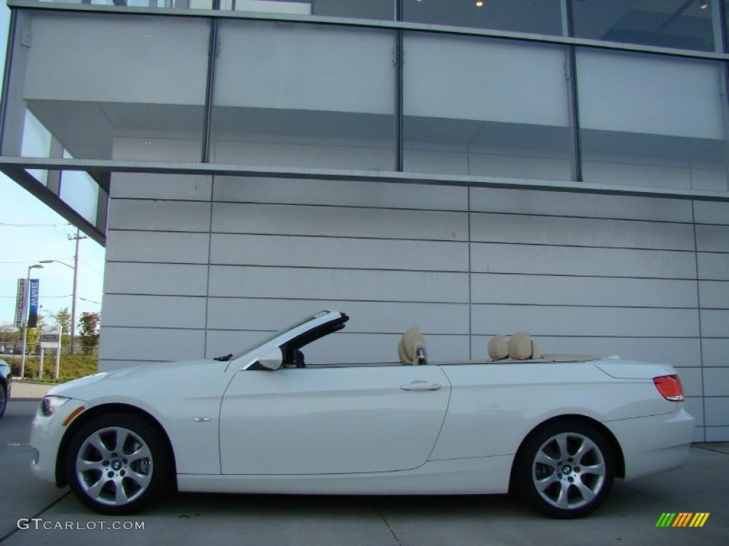 2008 3 Series 335i Convertible - Alpine White / Cream Beige photo #2