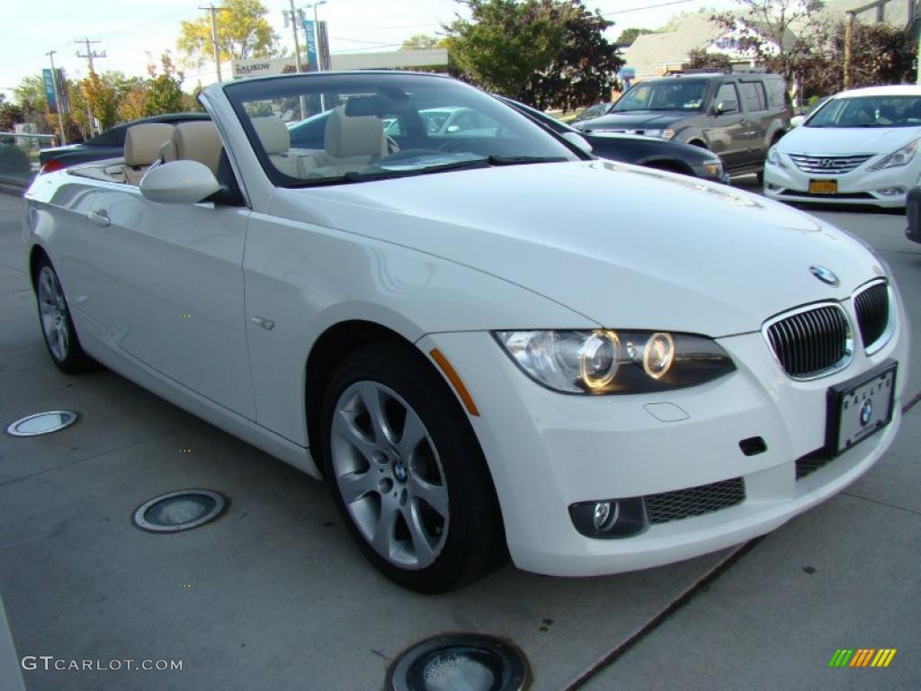 2008 3 Series 335i Convertible - Alpine White / Cream Beige photo #4