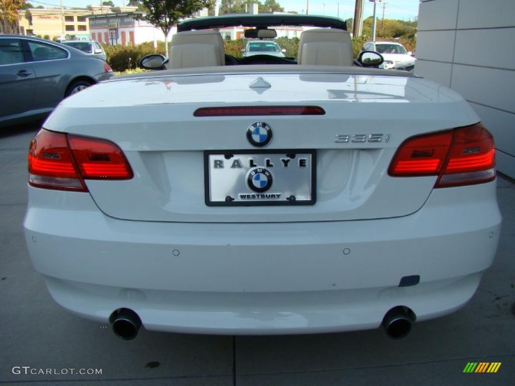 2008 3 Series 335i Convertible - Alpine White / Cream Beige photo #5