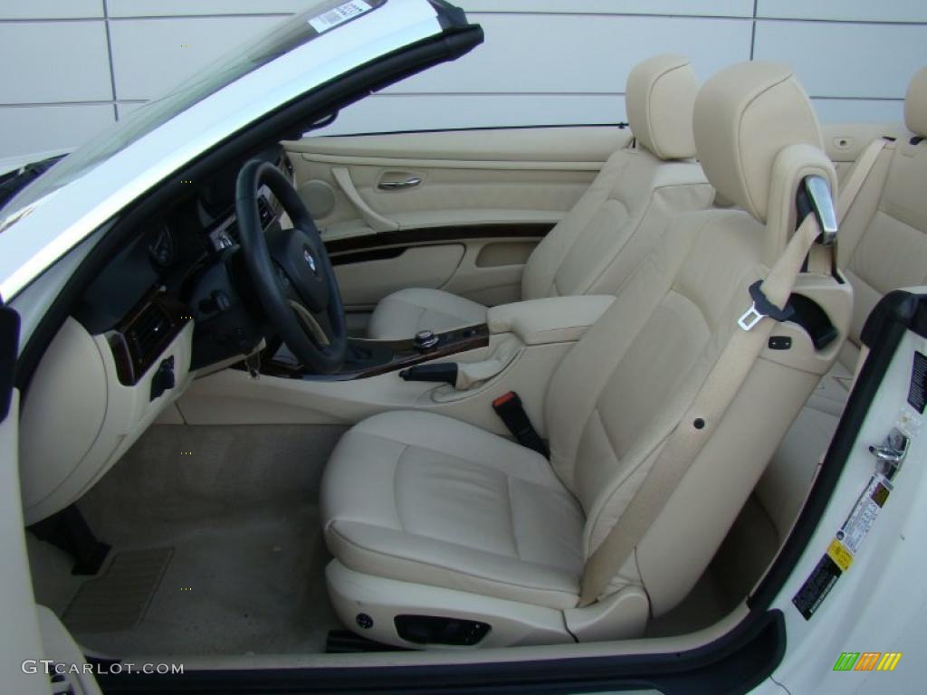 2008 3 Series 335i Convertible - Alpine White / Cream Beige photo #10