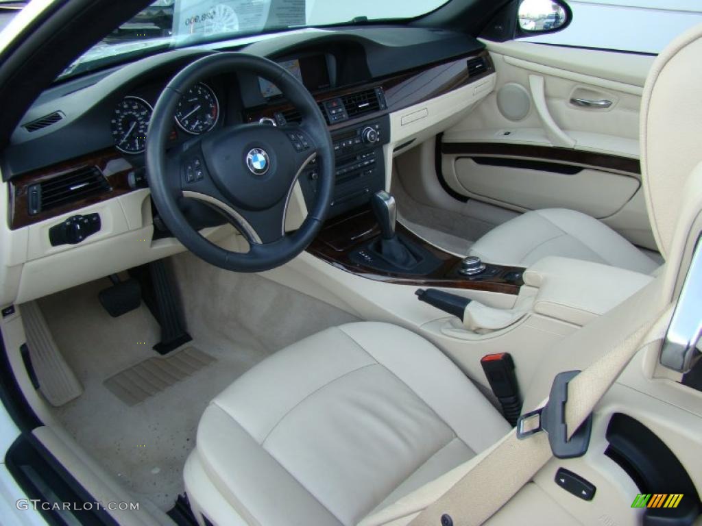 2008 3 Series 335i Convertible - Alpine White / Cream Beige photo #11