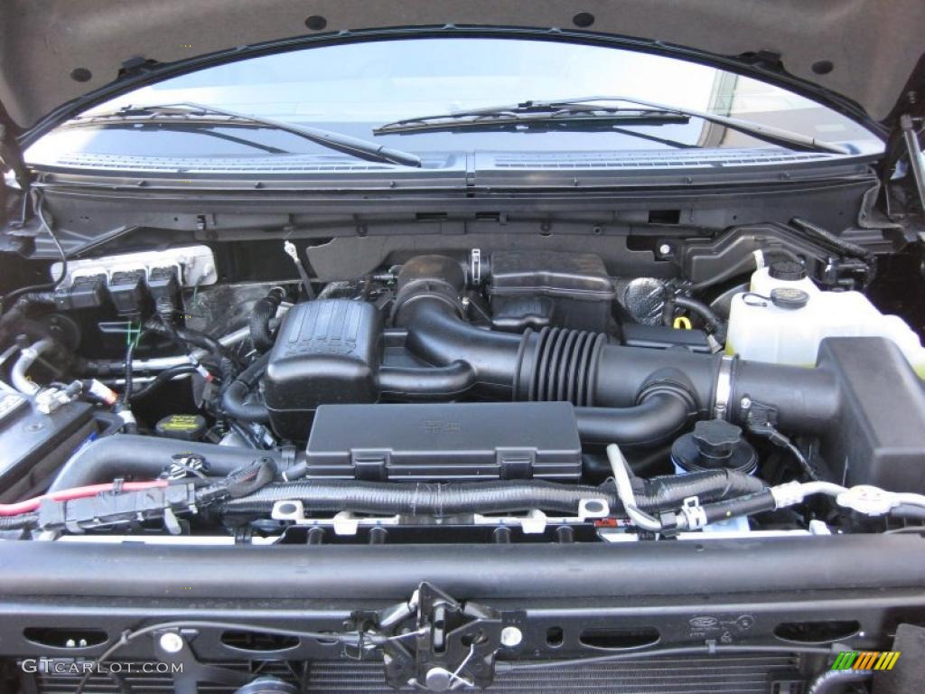 2010 F150 Lariat SuperCrew 4x4 - Tuxedo Black / Black photo #11