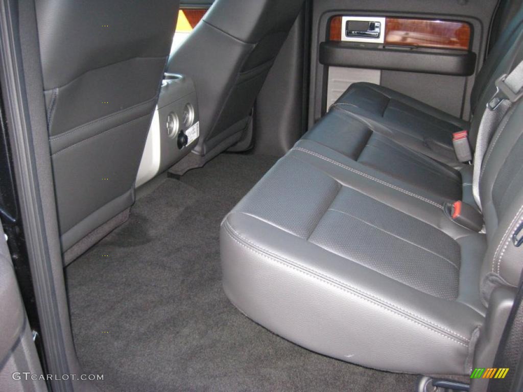 2010 F150 Lariat SuperCrew 4x4 - Tuxedo Black / Black photo #15