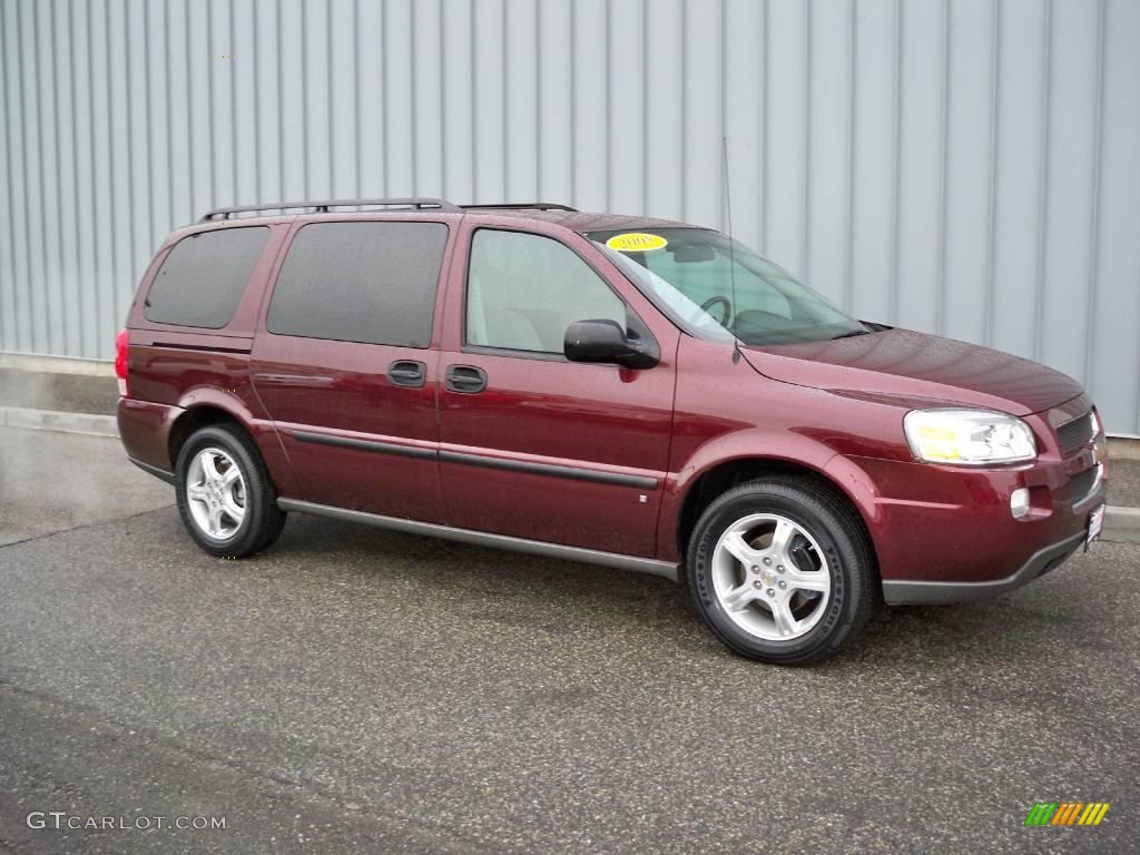 Bordeaux Red Metallic Chevrolet Uplander