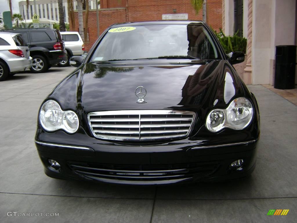 2007 C 280 4Matic Luxury - Black / Black photo #5
