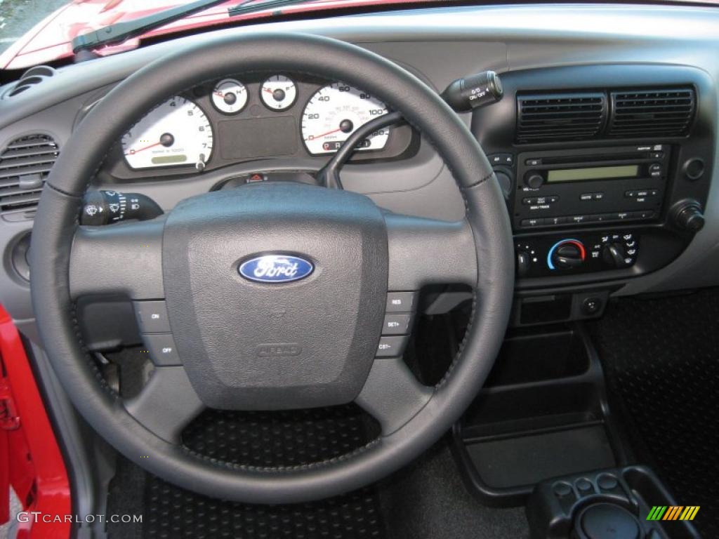 2011 Ford Ranger Sport SuperCab 4x4 Medium Dark Flint Dashboard Photo #38280312