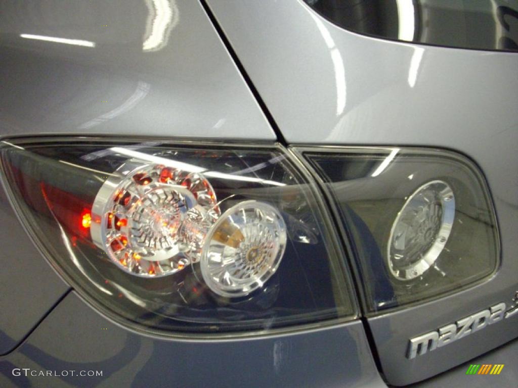 2006 MAZDA3 s Grand Touring Hatchback - Titanium Gray Metallic / Black photo #10